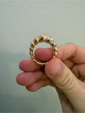 Jeannie Kim Big Dough Ring solid 14k gold